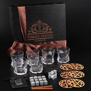 ���������� ����� ��� ���������� ����� �� ��������� Bormioli Rocco Cassiopea Whisky Stones 330�� WS606