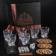 ������������ ���� ��� ����������� ��� � ��������� Bohemia Quadro 6�� Whisky Stones 340�� WS602