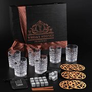 ������������ ���� ��� ����������� ��� � ��������� Bohemia Diamond Whisky Stones 300�� WS604