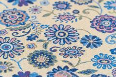 �������� � ���������� ��������� ������� ����� 160�320�� FioriBluITMantel-160x320D