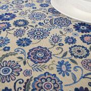 �������� � ���������� ��������� ������� ����� 160�320�� FioriBluITMantel-160x320D