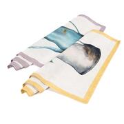 ����� �������� ��������� Vases with flowers 50�70�� 29458-VASItowel-2setB