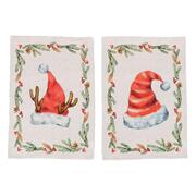 ����� �������� ��������� Santa's cap 50�70�� 33547-HATtowel-4set