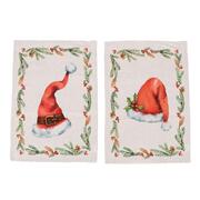 ����� �������� ��������� Santa's cap 50�70�� 33547-HATtowel-4set