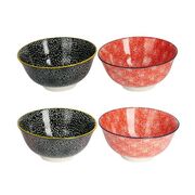 ����� ���� Red and Black Floral 15,5�� KCBOWL15PK4RBK