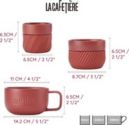 ����� ����� ��� ���� Family Mug Red LCMUGSETRED3PC