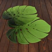 ����� �������� ������������� Leaves 45�38�� LEAVES-Monstera-6set