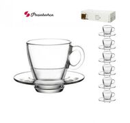 Набор чашек для кофе с блюдцами Aqua 70мл 95756