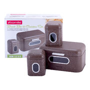 Хлебница+банки для хранения KM-1112-BN