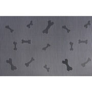 Коврик сервировочный кости серый 45х30см КВ026