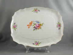 Поднос прямоугольный Bernadotte Мейсенский букет 40см