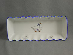 Прямоугольная форма для выпечки рифленая Гуси 27,5см 1188