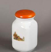 Емкость с деревянной крышкой Охотничьи сюжеты 1л