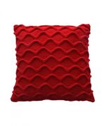 Подушка декоративная Волна Красная 33х33см 4823093442450