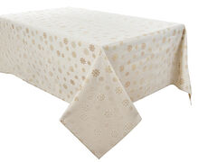 Скатерть с тефлоновым покрытием Karen Lurex Teflon Natural 160х180см 715-349