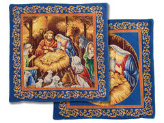 Наволочка двухсторонняя Sagrada Familia Lurex 45х45см 732-333