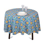 Скатертина з тефлоновим просоченням Вітражі 160см PauloSaALTeMantel-D160DAC