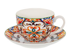 Чашка для чая с блюдцем Сицилия 220мл 922-040