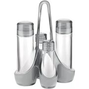 Набор для специй на подставке Everyday серый 24х18,5х14см 24880092