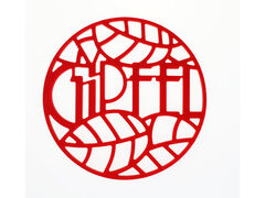 Подставка под горячее Glum красная 17см 0209