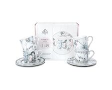 Набор чашек для кофе с блюдцами Jenny Tori 100мл