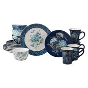 Столовый сервиз Синие Цветы Богемии 4/16 37100-01-02-03