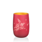 Ваза Christmas Angeli красная 20,5см b82513-K0813