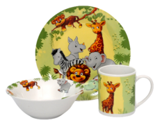 Набор детской посуды Jungle YF6030