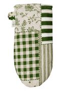 Прихватка-рукавица Хозяйка Пэчворк зеленый 4823093450745