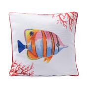 Наволочка декоративна Santorini Різнокольорова Рибка 45х45см 34939SANTORINCojin45x45-K