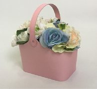 ���������� ������� Pink Box Flowers 23x18x17�� W9569