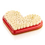 Форма для десерта 21х17,3х2,1см LEVEL HEARTS 580