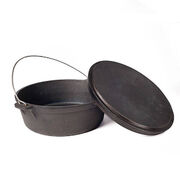 Казан с литой крышкой 12л КС12