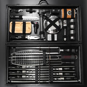 Шашлычный набор черный G018