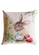 Наволочка декоративная Веснянка Заяц с писанками 45х45см 4823093456693