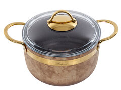 Кастрюля с крышкой Royal Stone Ti̇gereye Gold 3л 764-046