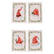 ����� �������� ��������� Santa's cap 50�70�� 33547-HATtowel-4set