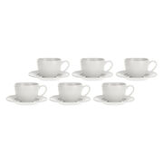 Набор чашек для кофе с блюдцами Collina 100мл P00510CA06
