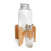 Диспенсер для напитков на деревянной подставке Bar 4л mz727394