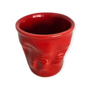 Стакан для напитков Мятый красный 375мл 051-0041