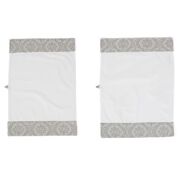 Набор кухонных полотенец Серебряные лепестки 50х70см NelumGrSaTowel-Set2-50x70