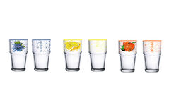 Набор стаканов для напитков Decorated Bottom 350мл 131606-000