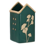 Кашпо Dicasa зеленое 10,5х10,5х20,5см H234000001