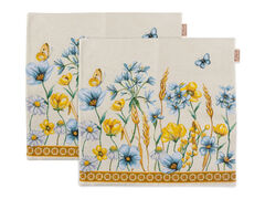 Наволочка декоративная Колосья 45х45см 732-349