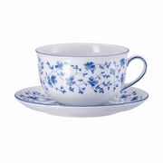 Чашка для завтрака с блюдцем Form 1382 Blaublüten 300мл 6070000254