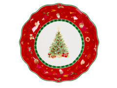 Блюдо круглое Новогодняя коллекция 16см 985-198