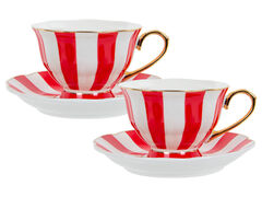 Набор чашек для чая с блюдцами 220мл 922-045