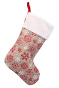Носок новогодний декоративный 25х38см 5900779878037_2