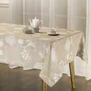 Скатерть водоотталкивающая Bouquet Cream 180х140см 04-TC-00237-1