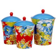 Набор емкостей для сыпучих Феерия Цветов 1,6/1,9/2,8л 31409